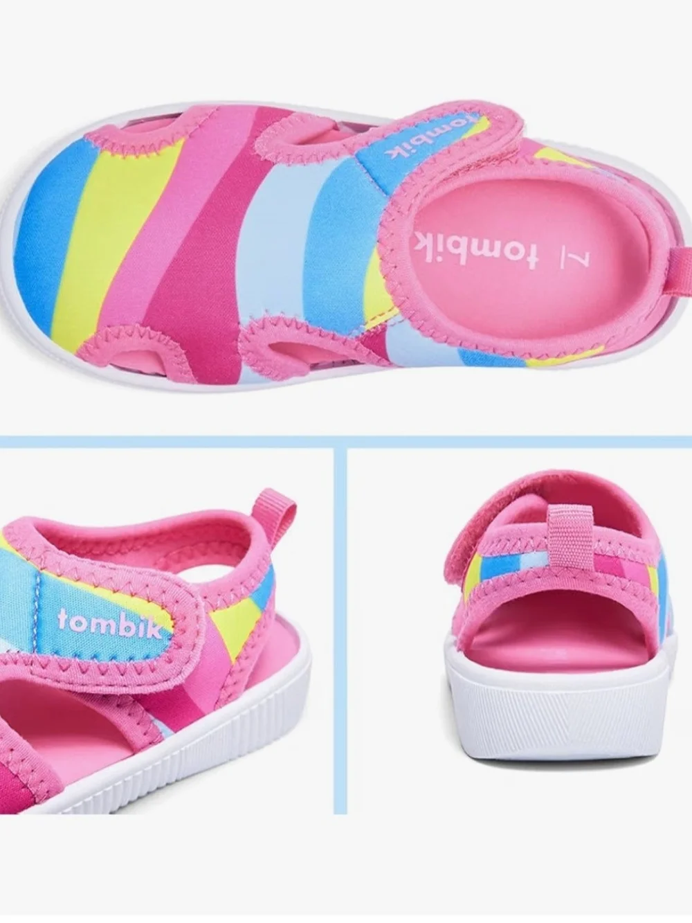 Tombik Beach Outdoor Sport Pool Sandals Aqua Socks Baby Toddler Little Kid 5